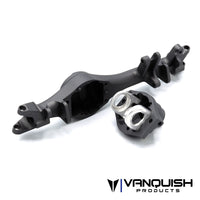VANQUISH F10T ALUMINUM FRONT AXLE HOUSING - BLACK ANODIZED