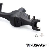 VANQUISH F10T ALUMINUM FRONT AXLE HOUSING - BLACK ANODIZED