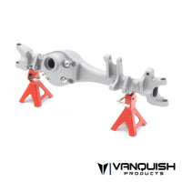 VANQUISH F10T ALUMINUM FRONT AXLE HOUSING - CLEAR ANODIZED