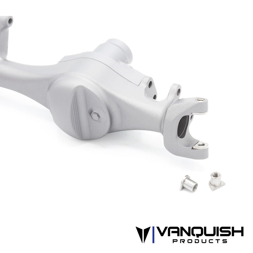 VANQUISH F10T ALUMINUM FRONT AXLE HOUSING - CLEAR ANODIZED