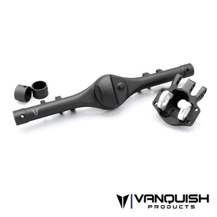 VANQUISH F10T ALUMINUM REAR AXLE HOUSING - BLACK ANODIZED