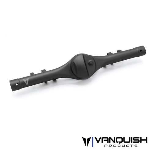 VANQUISH F10T ALUMINUM REAR AXLE HOUSING - BLACK ANODIZED