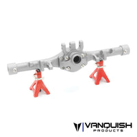 VANQUISH F10T ALUMINUM REAR AXLE HOUSING - CLEAR ANODIZED
