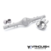 VANQUISH F10T ALUMINUM REAR AXLE HOUSING - CLEAR ANODIZED
