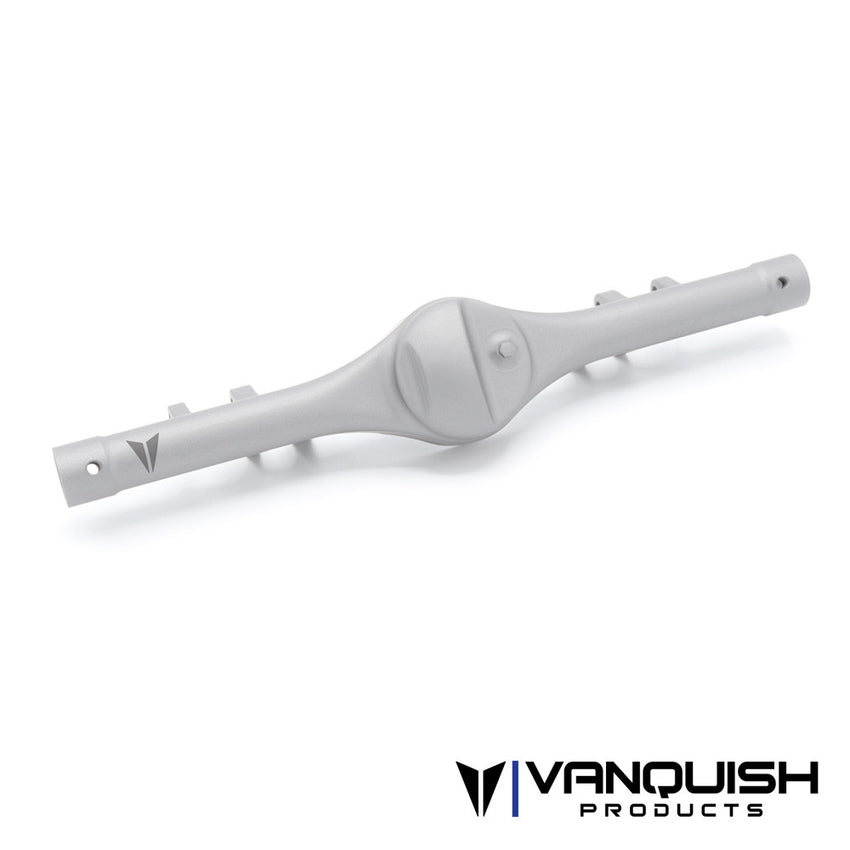 VANQUISH F10T ALUMINUM REAR AXLE HOUSING - CLEAR ANODIZED