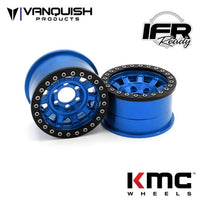 VANQUISH KMC 1.9 KM236 TANK BLUE ANODIZED