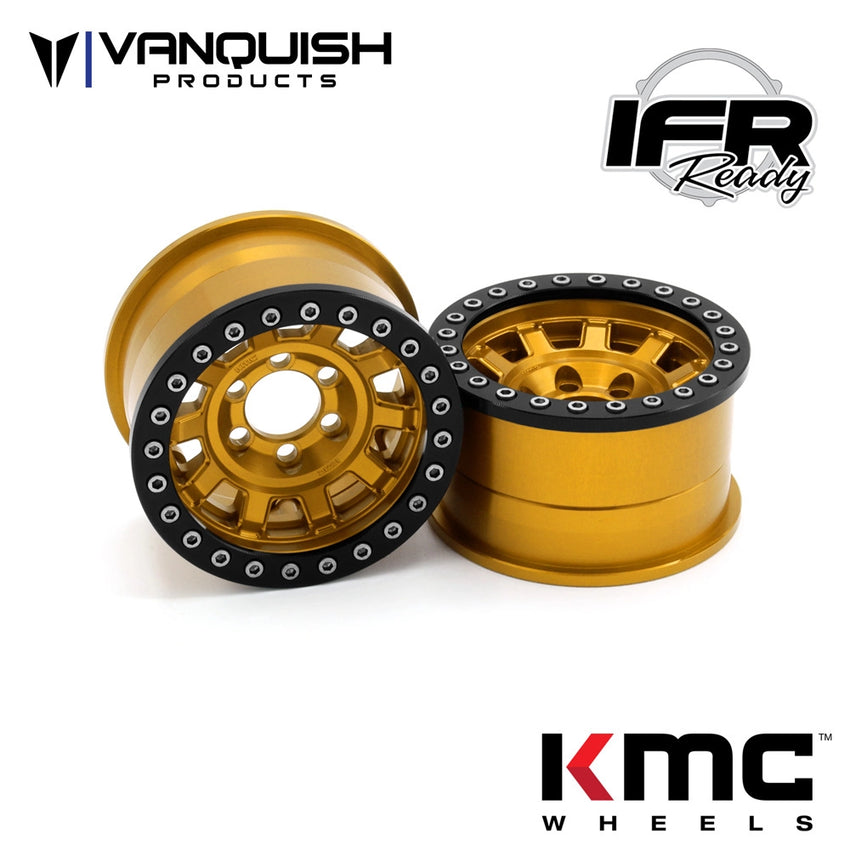 VANQUISH KMC 1.9 KM236 TANK GOLD ANODIZED
