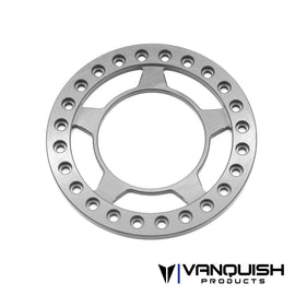 Vanquish 1.9 Spyder Beadlock Anodized-Clear/Silver