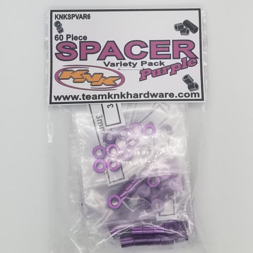 3mm Aluminum Spacer Variety Packs – Team KNK Hardware