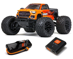 Arrma Granite 4X2 BOOST 1/10 Electric RTR Monster Truck (Orange) w/SLT2 2.4GHz Radio, Battery & Charger