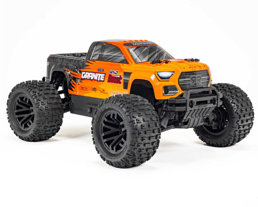 Arrma Granite 4X2 BOOST 1/10 Electric RTR Monster Truck (Orange) w/SLT2 2.4GHz Radio, Battery & Charger