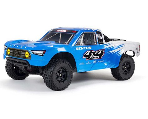 Arrma Senton 4x4 V3 550 Mega RTR 1/10 Short Course Truck (Blue) w/Spektrum SLT3 2.4GHz Radio