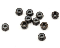 AXIAL THIN NYLON LOCKING HEX NUT M3 BLACK (10)