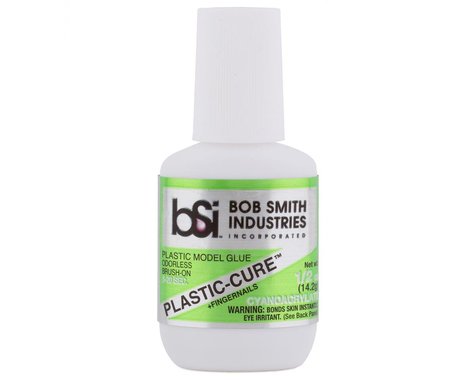 Bob Smith Industries Plastic-Cure Brush-On Odorless Medium CA Glue
