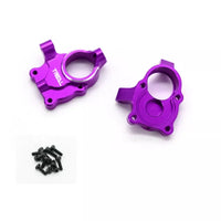 TREAL Aluminum 7075 Inner Portal Covers (2p) Steering Knuckles for 1/24 FMS FCX24 Upgrades (PURPLE)