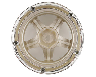 DS Racing Drift Element 5 Spoke Drift Wheels (2) (Adjustable Offset) w/12mm Hex, GOLD & CHROME