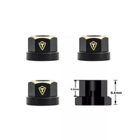 TREAL Brass Wheel Hubs Wheel Spacers (4p) for FMS FCX24