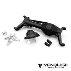 VANQUISH AXIAL SCX10-III CURRIE F9 FRONT AXLE ANODIZED, BLACK