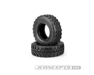 JConcepts 3.93" Hunk Scale Country 1.9 Class 1 Crawler Tires, Green Compound (2)