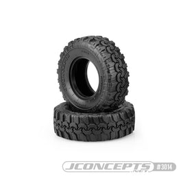 JConcepts 3.93" Hunk Scale Country 1.9 Class 1 Crawler Tires, Green Compound (2)