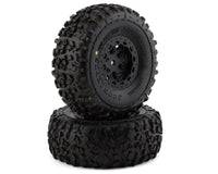 JConcepts 5.2" Traxxas 2.2 UDR Pre-Mounted Landmines Tires w/Tremor Wheels (Black) (2) (Yellow) w/12mm Hex