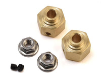 Team KNK 12mm x 8mm Brass Hex w/Step (2 pcs)