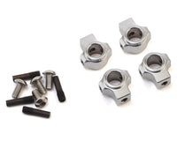 Team KNK Version 2 Aluminum Body Mounts w/Screw Pins (Silver)