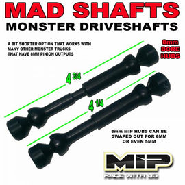 SuperShafty MIP "SHORT" MAD Shafts