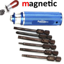 Powerhobby 6 in 1 Hex / Multi Driver Magnetic RC Tool Set Blue