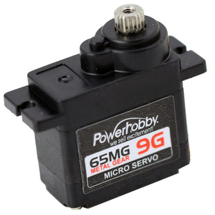 Powerhobby 65MG Metal Gear Digital 9G Micro Servo 11sec/30oz @ 6.0v