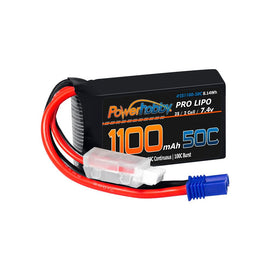 Powerhobby 2S 1100mAh 50C LiPo Battery w EC2 Plug : Losi Mini-B Mini-T 2.0 JRX2 & Axial UTB18