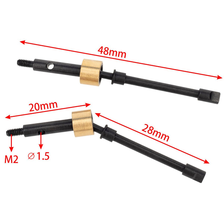 Powerhobby Axial SCX24 Front Axle CVD