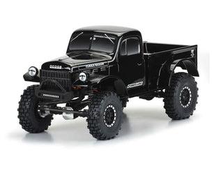 Pro-Line 1946 Dodge Power Wagon 12.3" Tough-Color Rock Crawler Body, BLACK