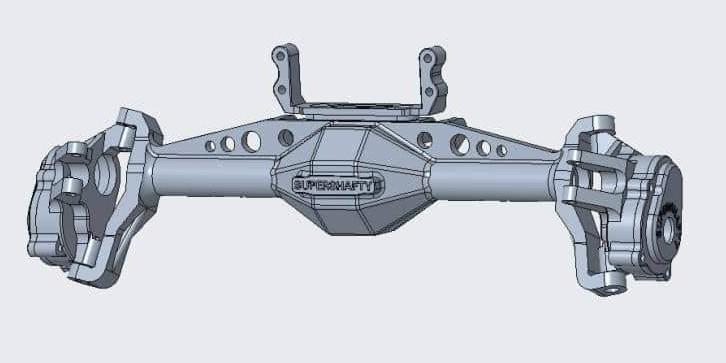 SuperShafty "CP44" STEERING Portal Custom Capra Axle Housings