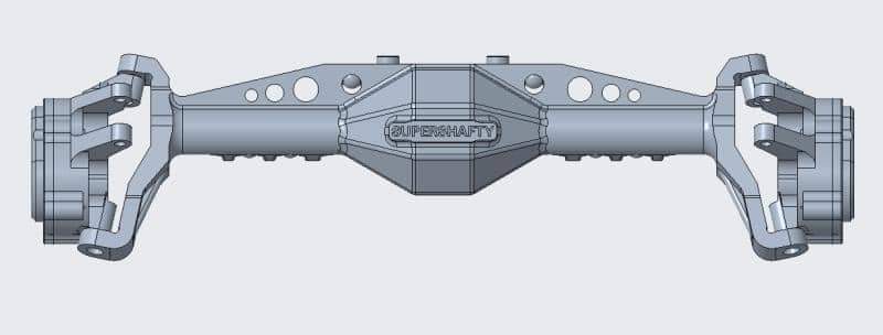 SuperShafty "CP44" STEERING Portal Custom Capra Axle Housings