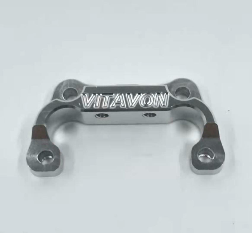 VITAVON Losi LaserNut CNC aluminum Front Tower Brace silver