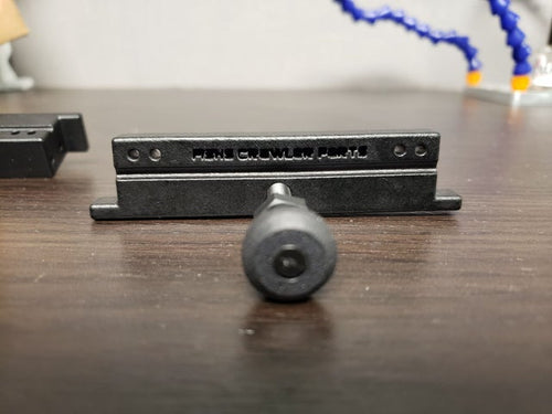 Fish's Crawler Parts Comp Style Rear Bumper with 70mm Body Mount Built in and Sway Bar Groove
