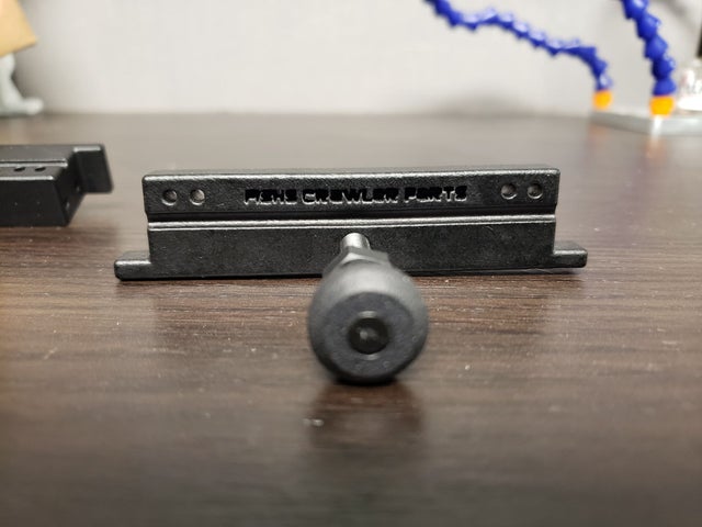 Fish's Crawler Parts Comp Style Rear Bumper with 70mm Body Mount Built in and Sway Bar Groove
