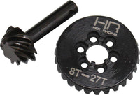 Hot Racing HD Bevel Gear Set - 27T / 8T - Overdrive Axial SCX10.2 - 6 Bolt