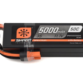Spektrum RC 3S Smart LiPo Hard Case 50C Battery Pack w/IC5 Connector (11.1V/5000mAh)