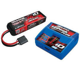 Pack chargeur 100W AC/DC + 2 batteries LiPo 3S 11,1V 5000mAh 25C HARD CASE