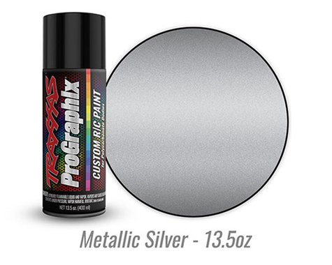 Traxxas Body Paint, METALLIC SILVER (13.5 ozs)