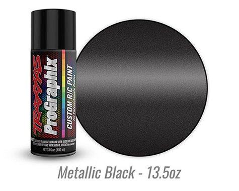 Traxxas Body Paint, METALLIC BLACK (13.5 ozs)