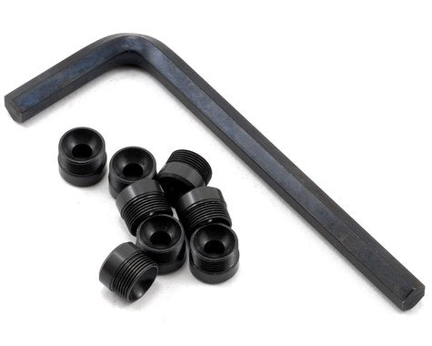 Traxxas Aluminum Pivot Ball Cap Set w/Tool (Hard-Anodized) (8)