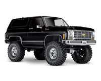 Traxxas TRX-4 1/10 Trail Crawler Truck w/'79 Chevrolet K5 Blazer Body (Black) w/TQi 2.4GHz Radio