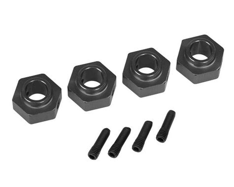 Traxxas TRX-4 12mm Hex Aluminum Wheel Hubs (Grey) (4)