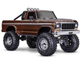 Traxxas TRX-4 1/10 High Trail Edition RC Crawler w/'79 Ford F-150 Ranger XLT Truck Body w/TQi 2.4GHz Radio, BROWN
