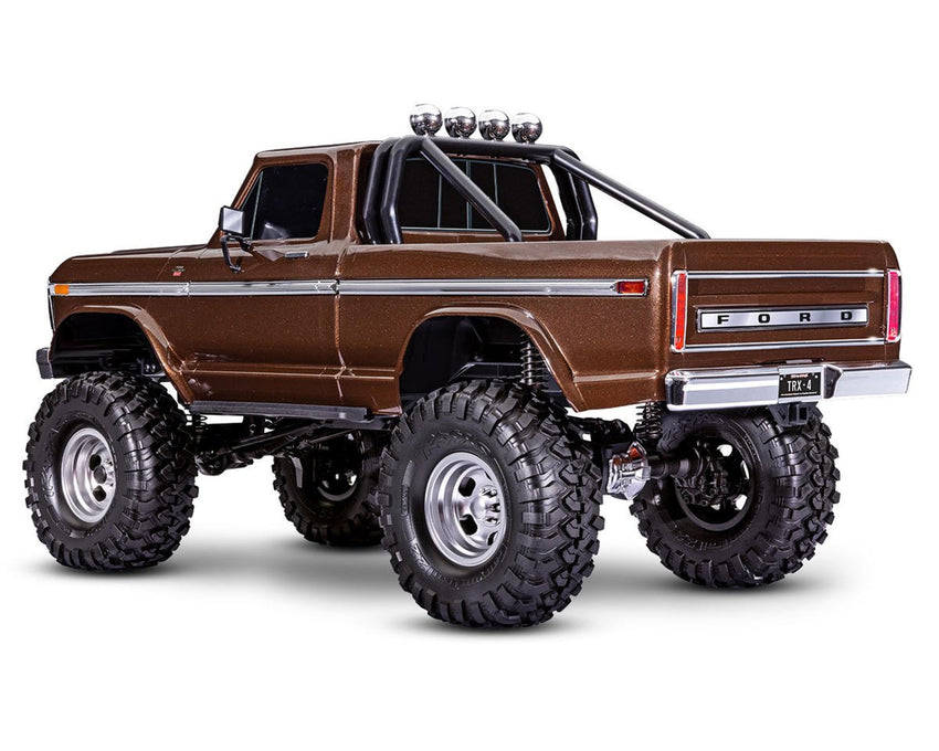 Traxxas TRX-4 1/10 High Trail Edition RC Crawler w/'79 Ford F-150 Ranger XLT Truck Body w/TQi 2.4GHz Radio, BROWN