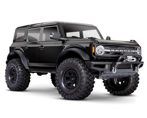 Traxxas TRX-4 1/10 Trail Crawler Truck w/2021 Ford Bronco Body (Shadow Black) & TQi 2.4GHz Radio