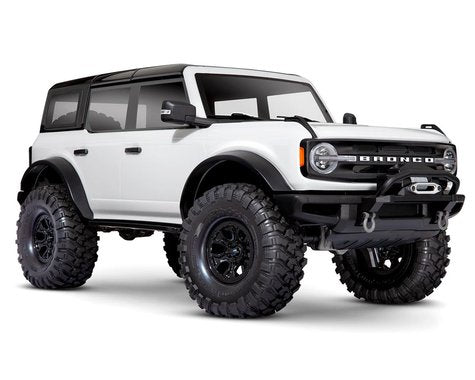 Traxxas TRX-4 1/10 Trail Crawler Truck w/2021 Ford Bronco Body (Oxford White) & TQi 2.4GHz Radio